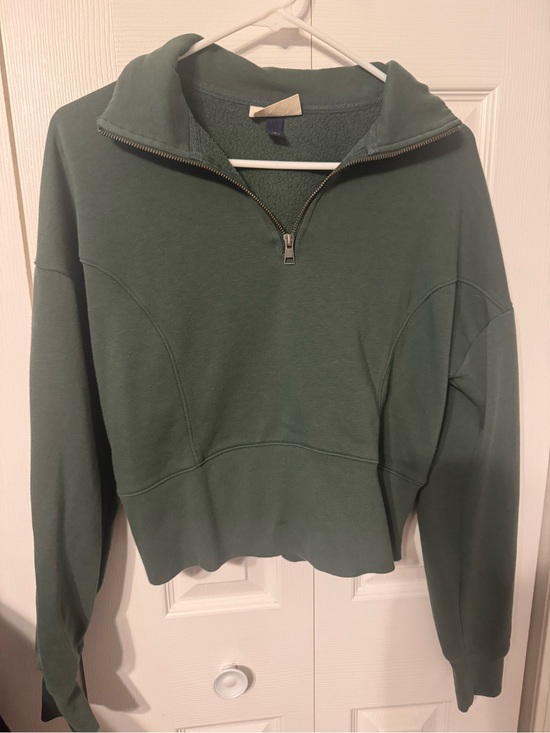 Universal Thread Sweaters - Universal Thread Forest Green Quarter-Zip Pullover